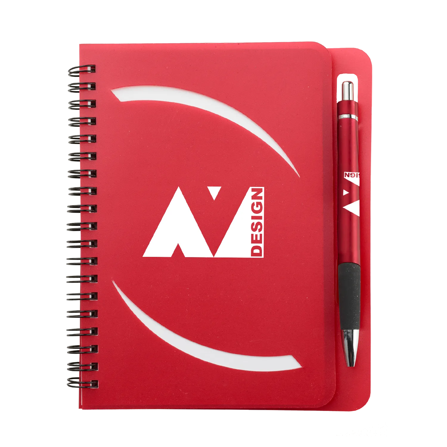 Huntington Notebook with Pen Polypropylene - 5.625 x 7 in