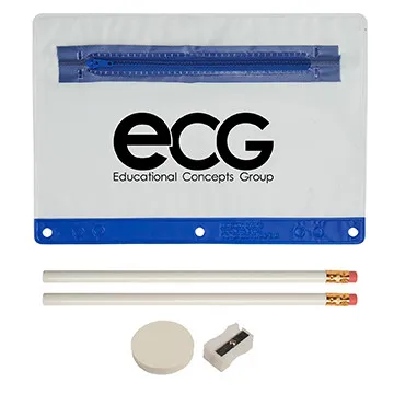 School Supply Kit Value Pack Vinyl Pouch - 9 x 6 in - product view 3