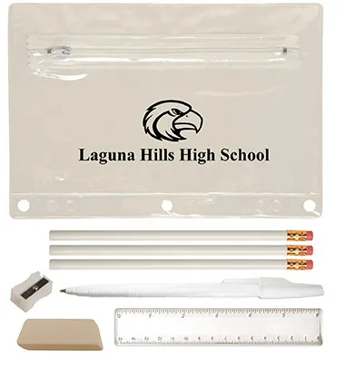 School Supply Kit Academic Pack Vinyl Pouch - 9 x 6 in - product view 8