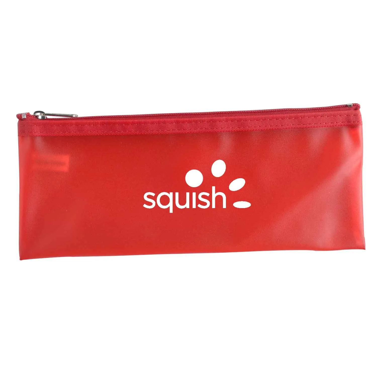 Pencil Pouch Frosted PVC School Supplies - 8 x 3.5 in