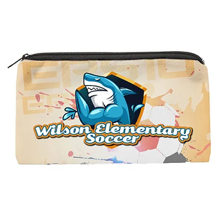 School Pouch Sublimated Full Color - 9 x 5 in - product view 2