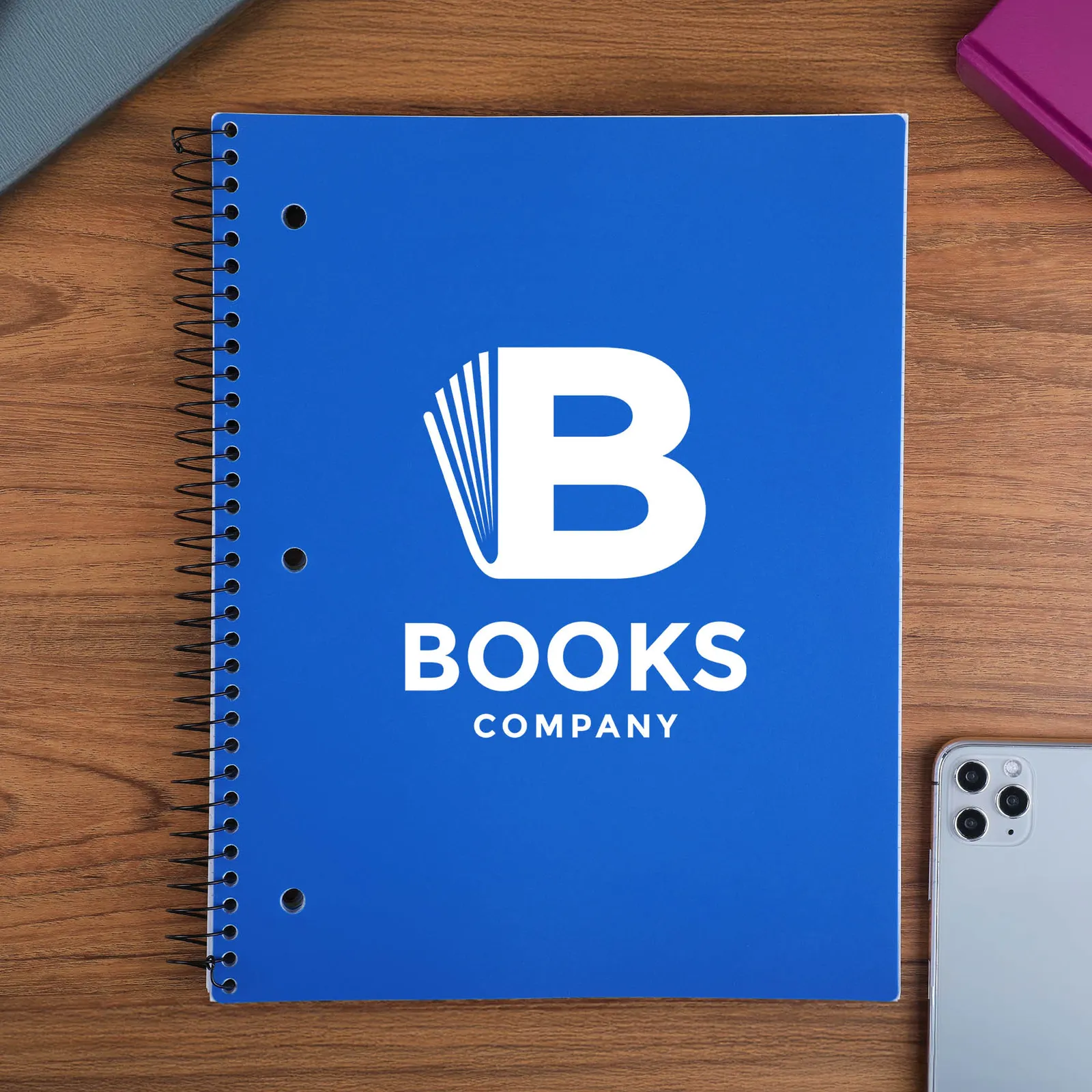 Spiral Notebook 5-Subject with Dividers - 9 x 11 in