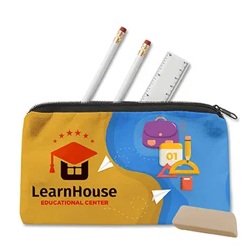 School Kit Sublimated with Supplies - 9 x 5 in