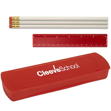 School Kit Snap-Tight Case with Supplies - 8.5 x 2.75 in - product view 2