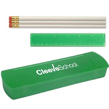 School Kit Snap-Tight Case with Supplies - 8.5 x 2.75 in - product view 4