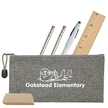 School Kit Heathered Polycanvas Complete - 9 x 4.4 in