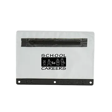 School Pouch Clear PVC Transparent - 9.25 x 6.25 in