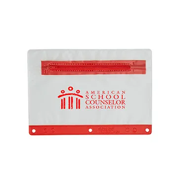 School Pouch Clear PVC Transparent - 9.25 x 6.25 in - product view 3