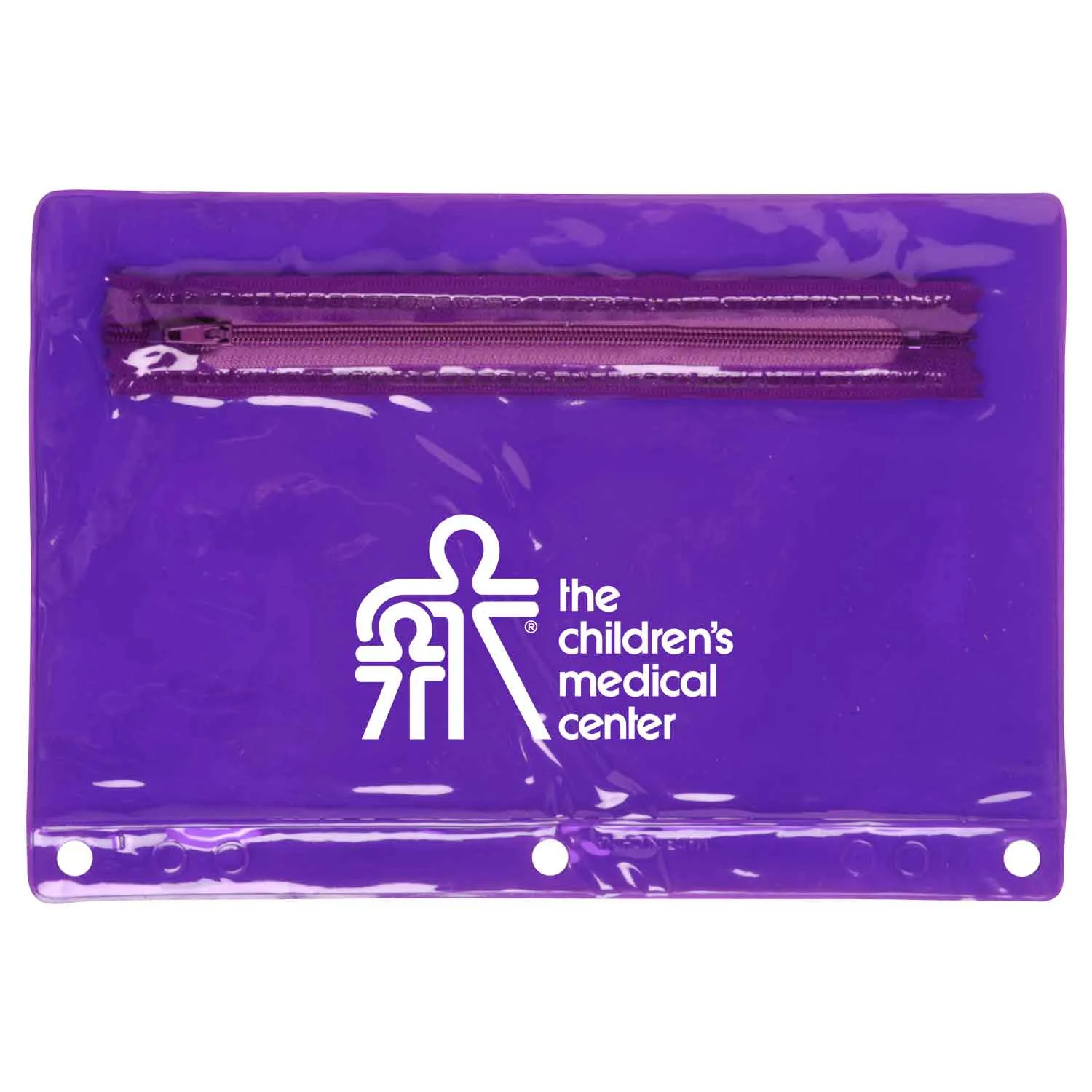 School Pouch Translucent PVC Colorful - 9.25 x 6.25 in - product view 2