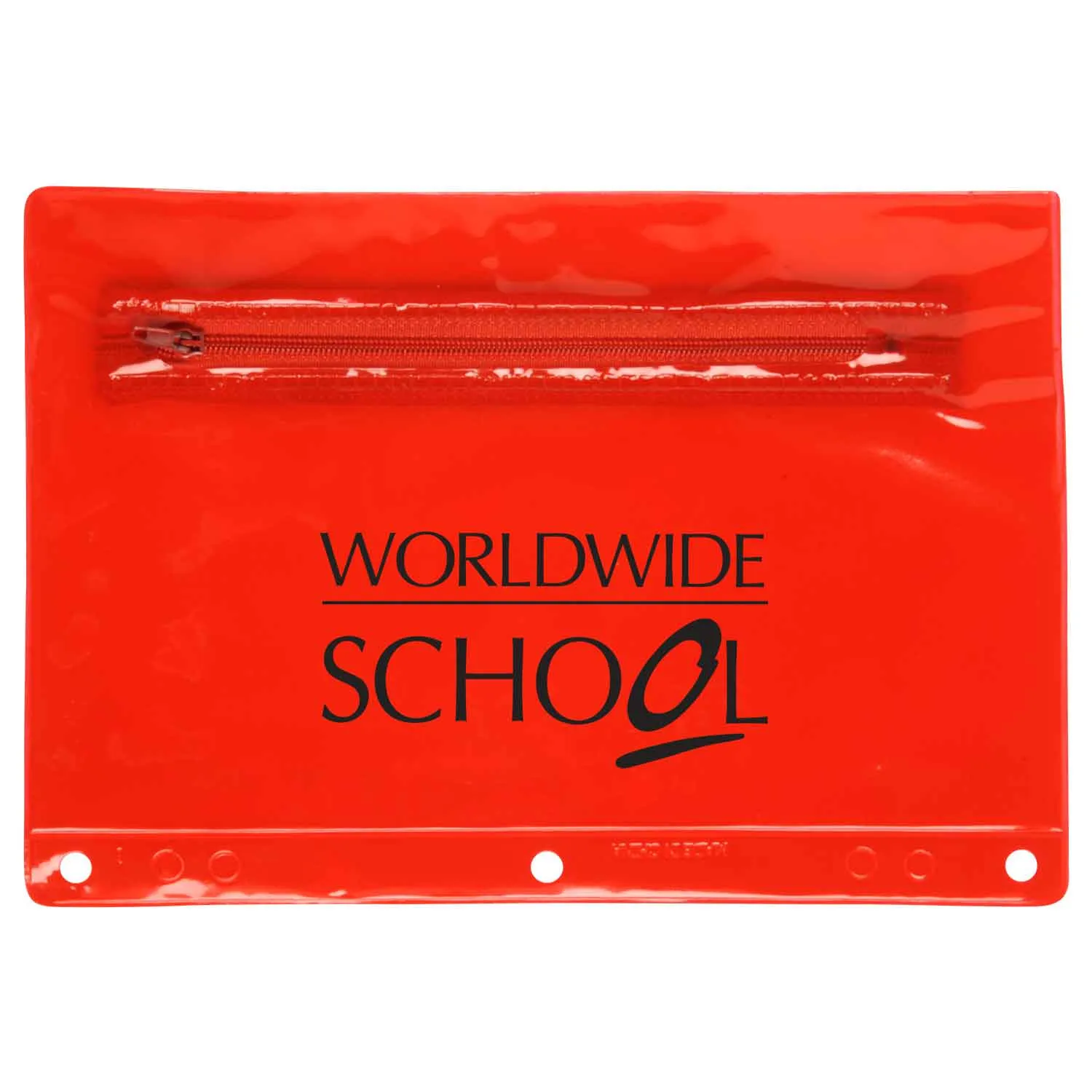 School Pouch Translucent PVC Colorful - 9.25 x 6.25 in - product view 6