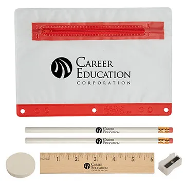 School Kit Deluxe PVC with Printed Supplies - 9.25 x 6.25 in - product view 2