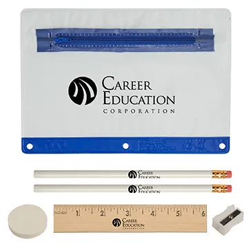 School Kit Deluxe PVC with Printed Supplies - 9.25 x 6.25 in - product view 3