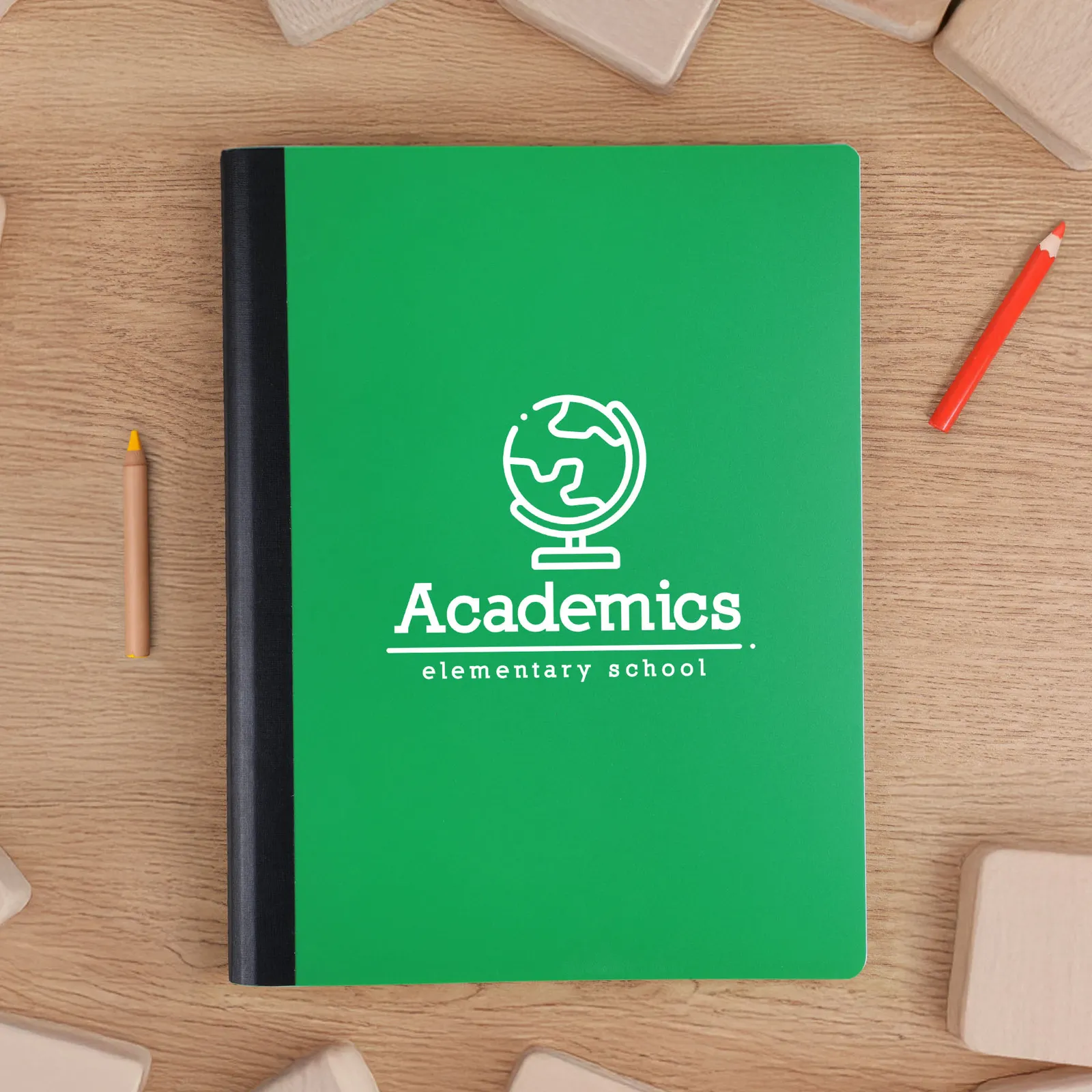 Composition Notebook Wide-Ruled FSC Certified - 7 1/2 x 9 3/4 in