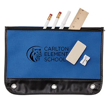 School Kit Varsity Polyester 3-Ring Binder Pouch - 10 1/2 x 7 1/4 in - product view 2