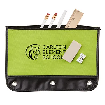 School Kit Varsity Polyester 3-Ring Binder Pouch - 10 1/2 x 7 1/4 in - product view 3