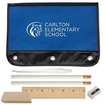 School Kit Varsity Polyester 3-Ring Binder Pouch - 10 1/2 x 7 1/4 in - product view 5