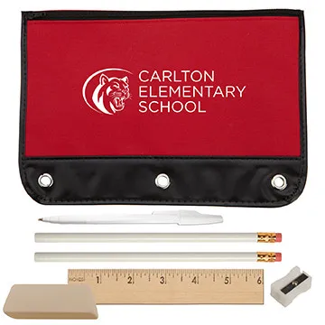 School Kit Varsity Polyester 3-Ring Binder Pouch - 10 1/2 x 7 1/4 in - product view 6