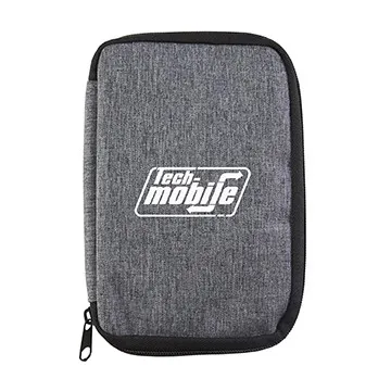 Tech Organizer Small Heathered Polyester Elastic