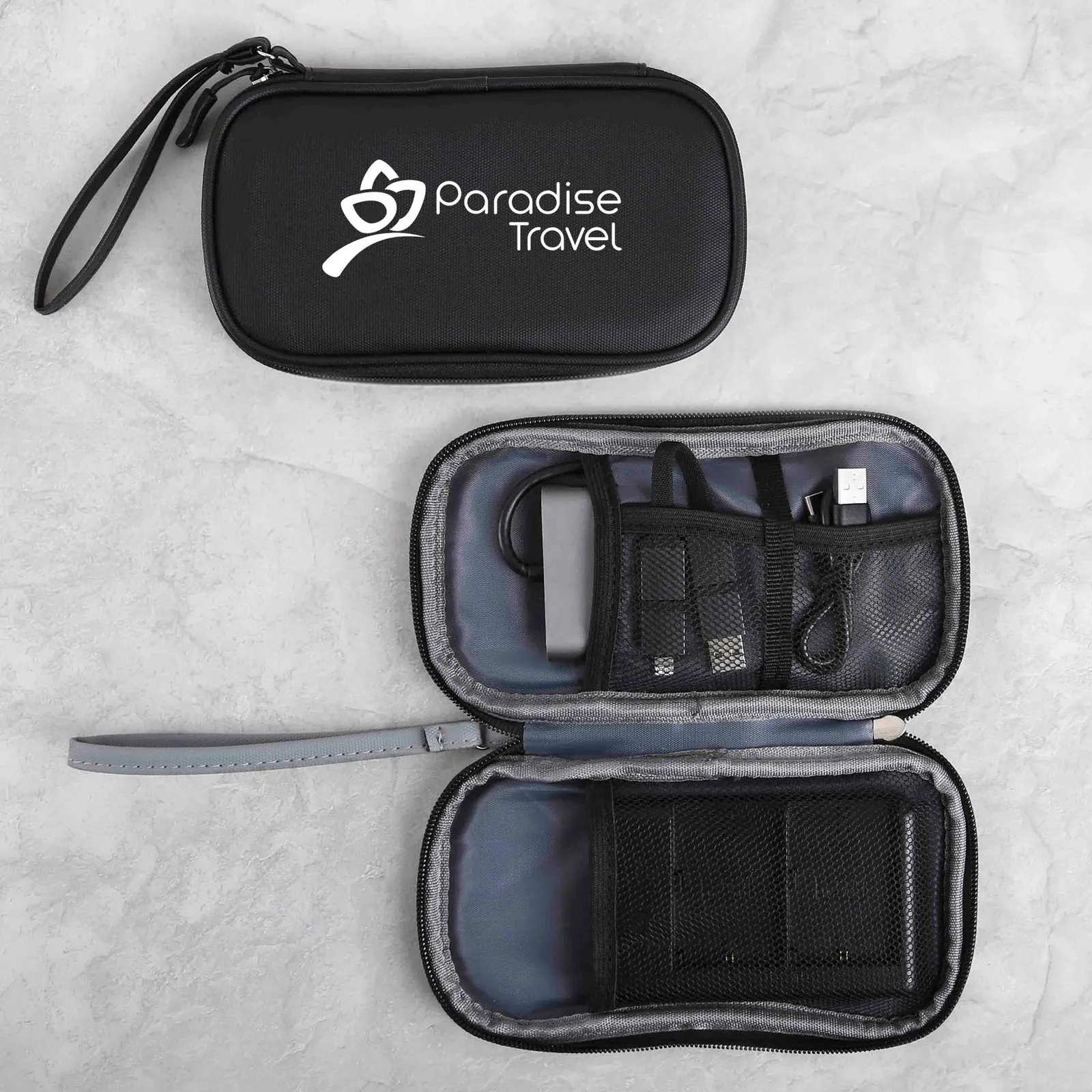 Tech Organizer RPET Clutch Wrist Strap - 7 in