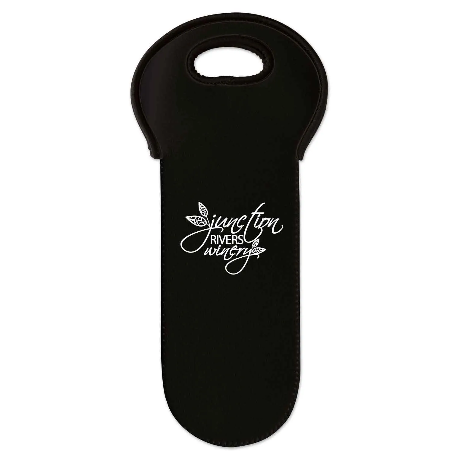 Neoprene Wine Bottle Holder with Handle - 14 x 6 in - product view 4