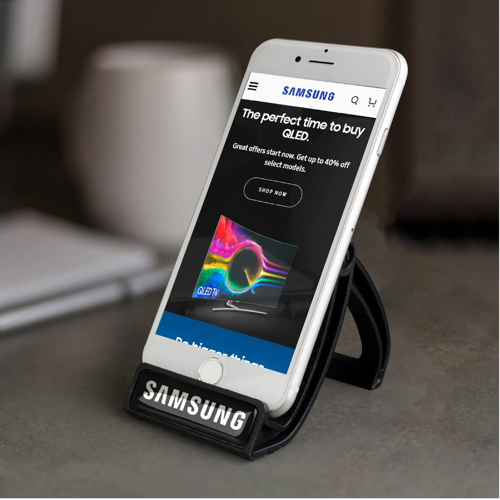 Phone Stand Collapsible Universal with Rubber Feet