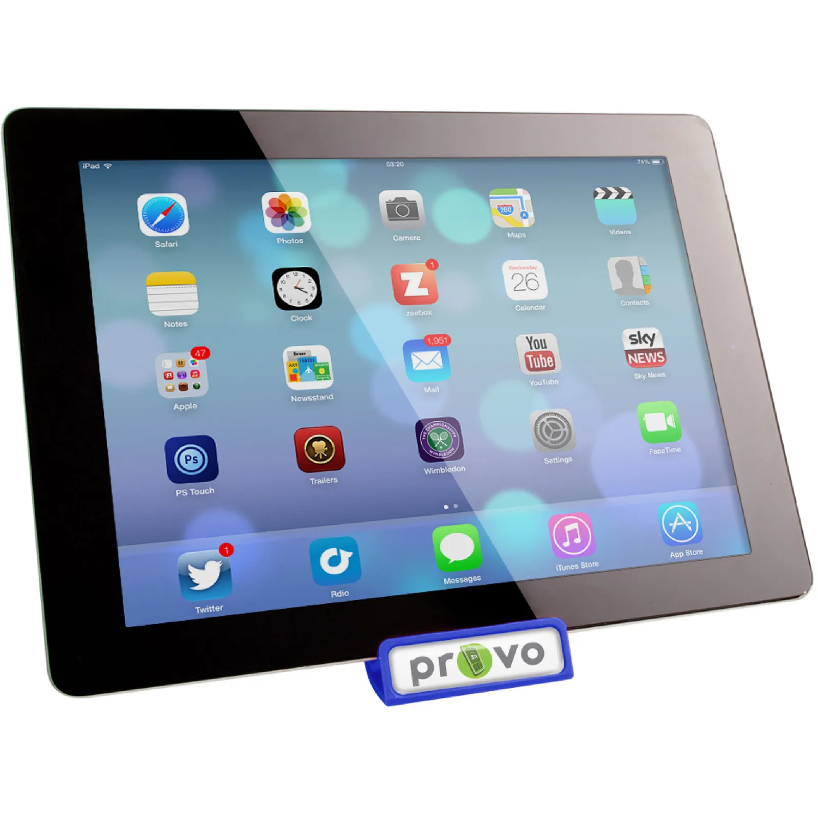 Phone Stand Collapsible Universal with Rubber Feet - product view 3