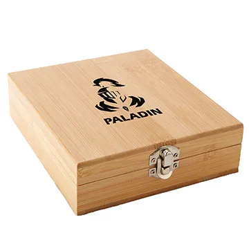 Wine Tool Set Bamboo 4-Piece with Clasp Box