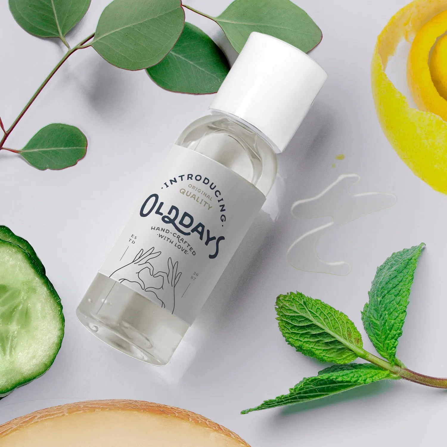 Hand Sanitizer Gel Antibacterial Lemon Scent - 1 oz