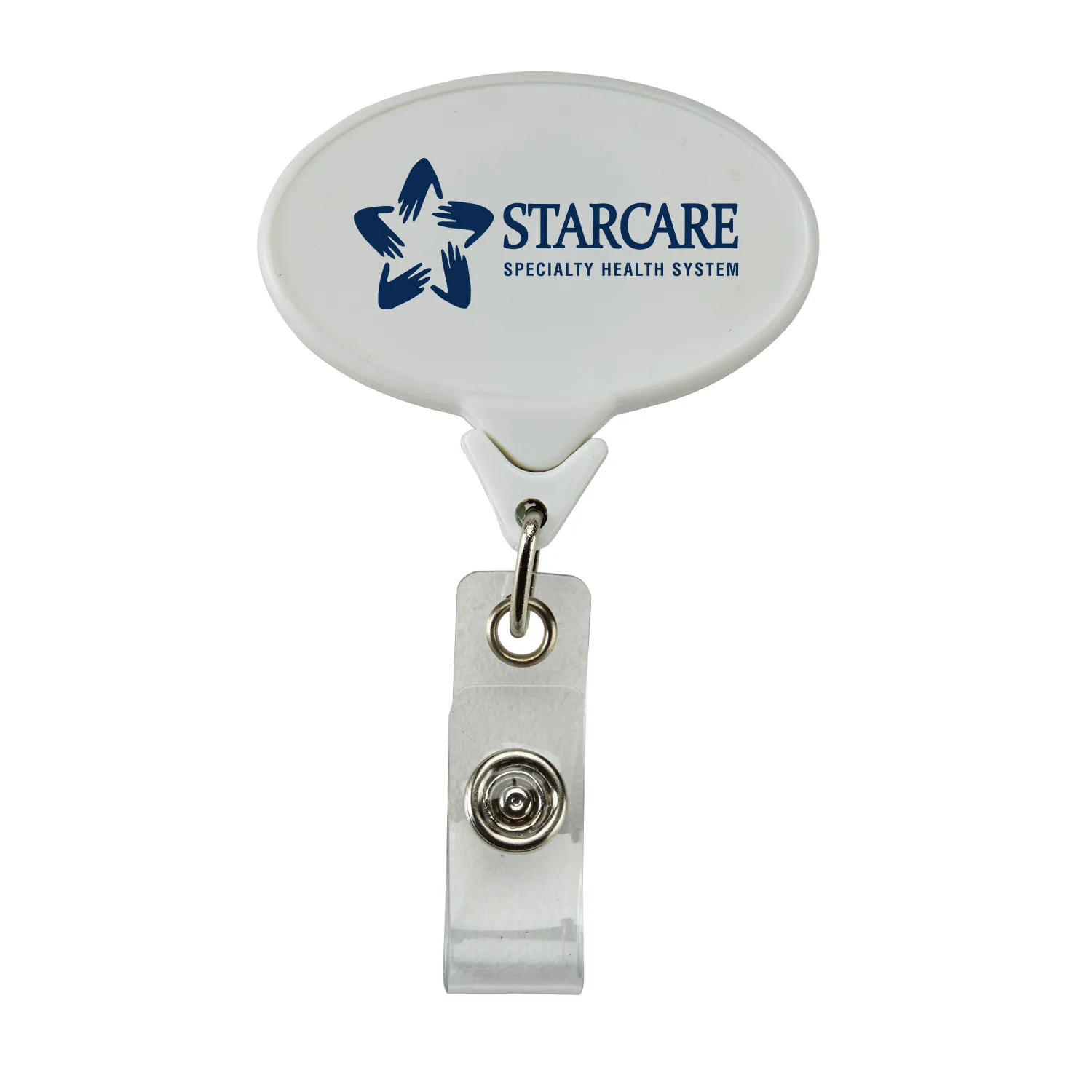 Badge Reel Oval with Alligator Clip Rotating - 30 in