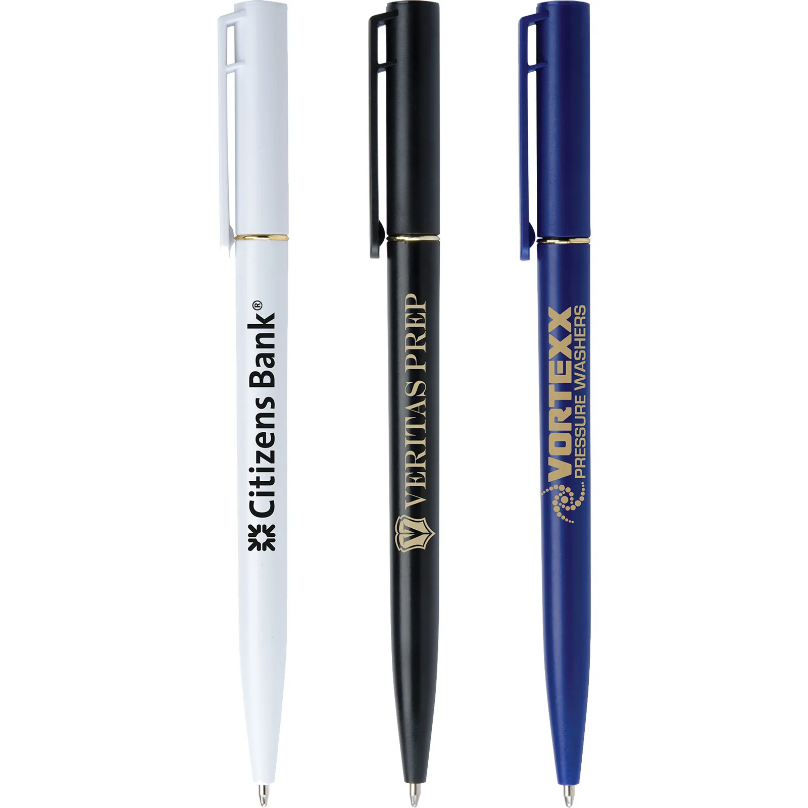 Pen Twist Action Plastic with Gold Accents - 5.25 in