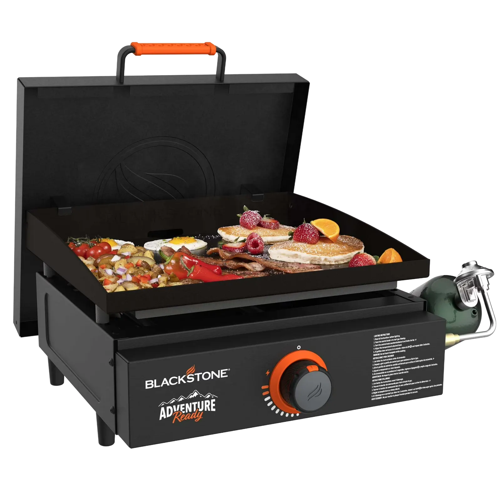 BLACKSTONE OTG Tabletop Griddle with Hood - 17 in