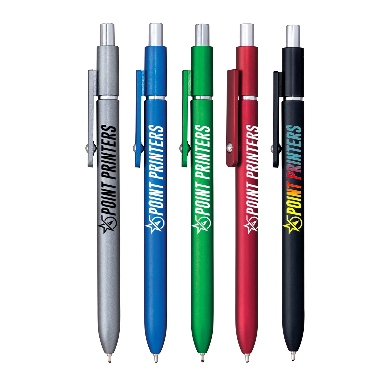 Gazer Pen with Metallic Finish and Chrome Accents - product view 2