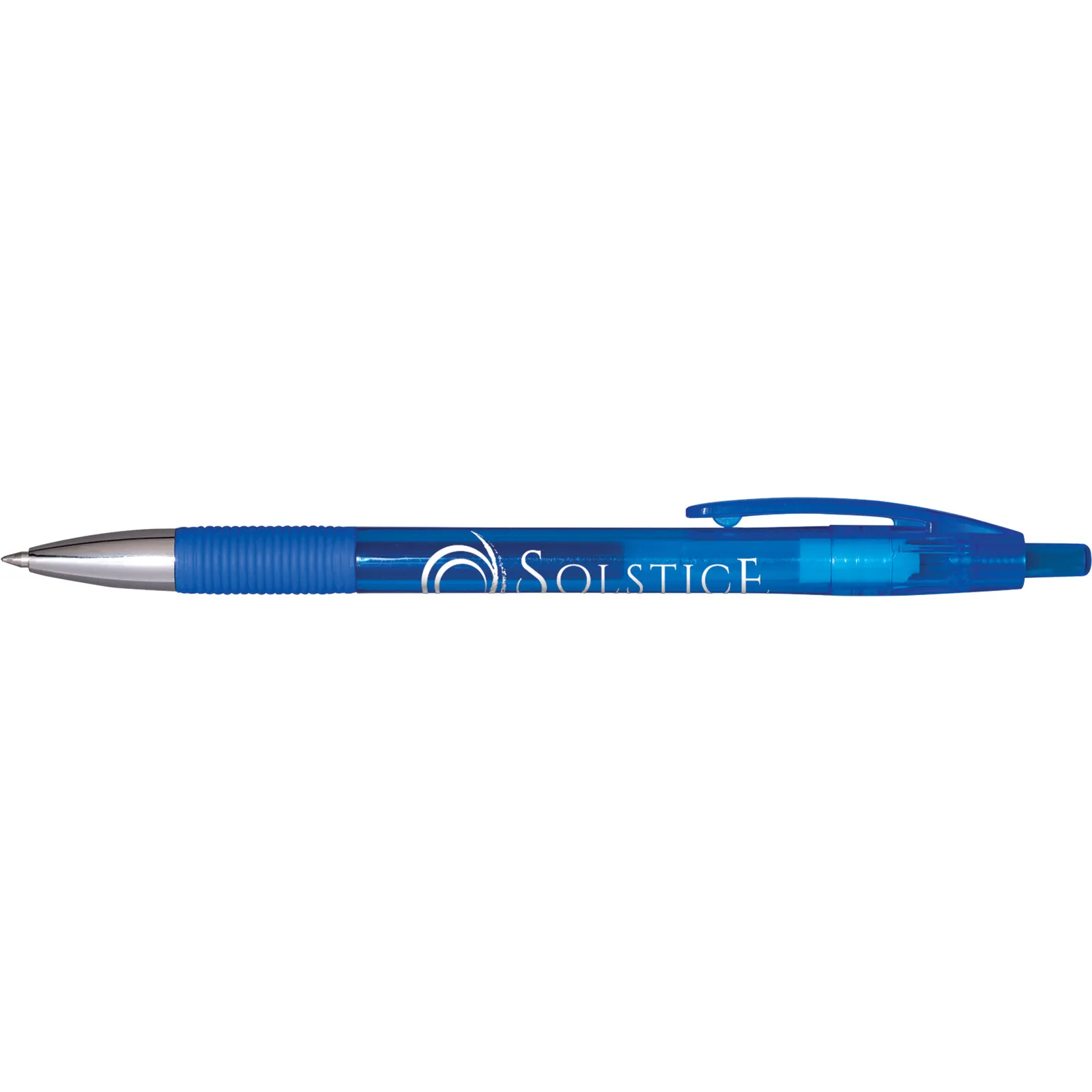 Gel Pen with Translucent Barrel and Comfort Grip - product view 4