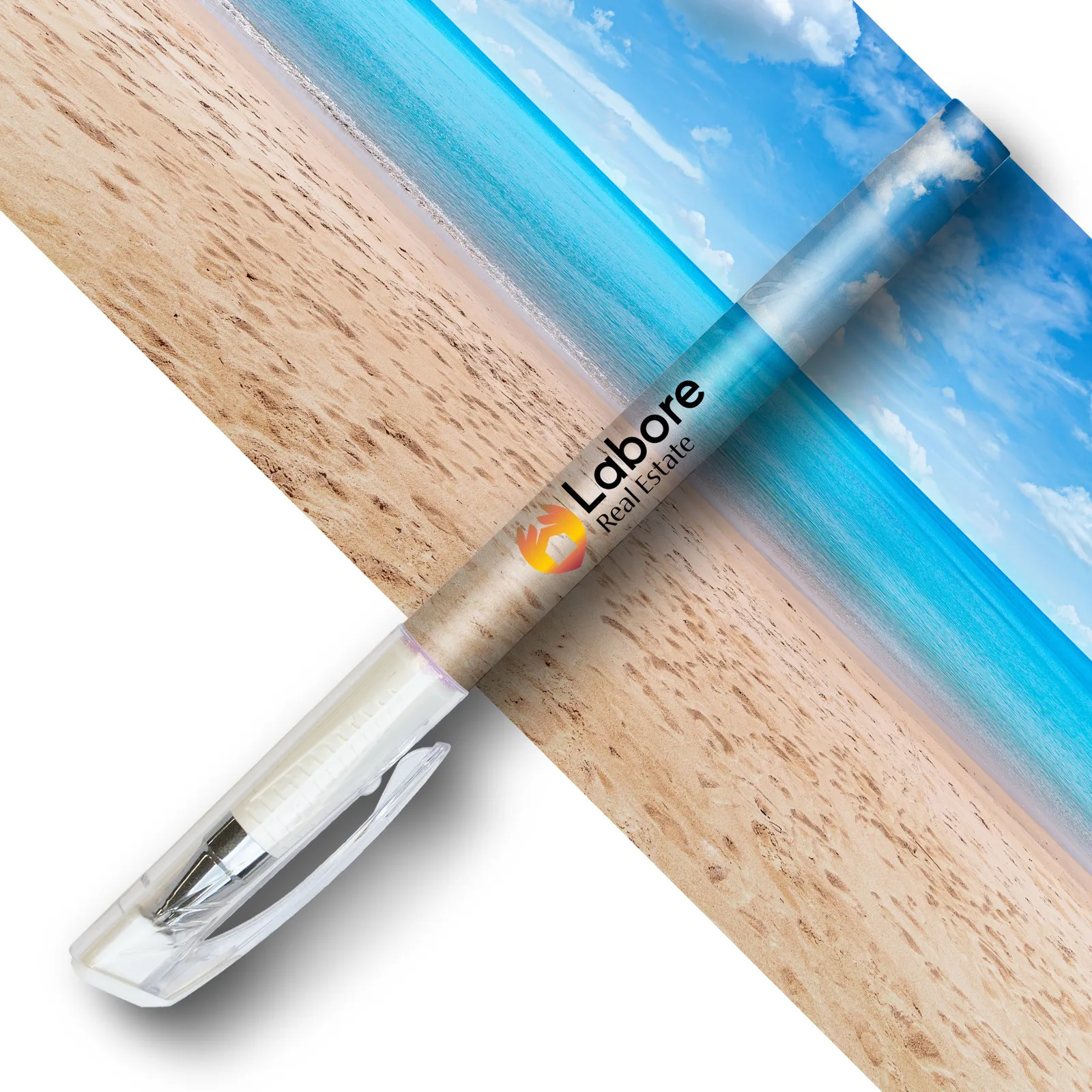 Gel Pen Wide Body with Metallic Finish and Sculpted Grip - product view 2