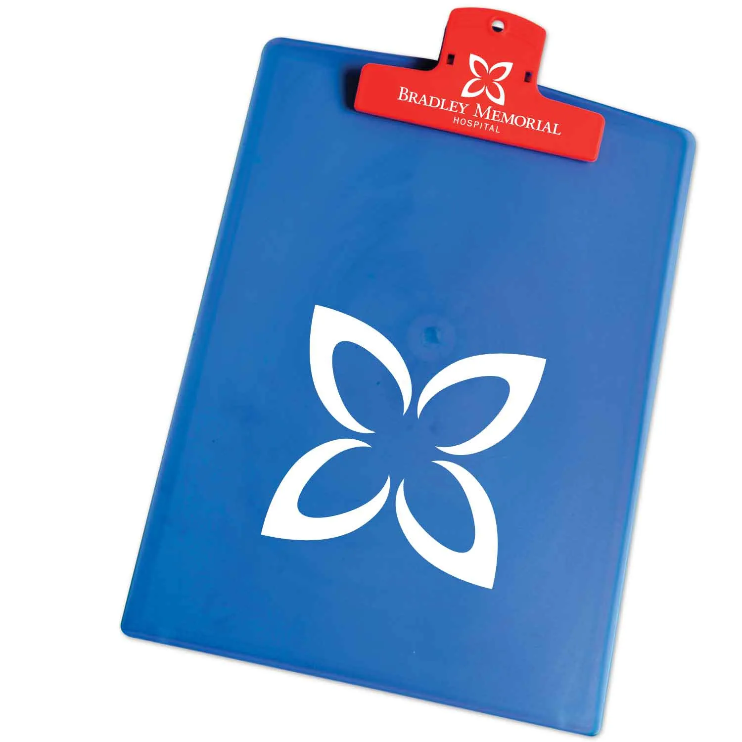 Clipboard with Pen Holder and Hanging Hole - 9 x 12 in - promotional product with custom logo