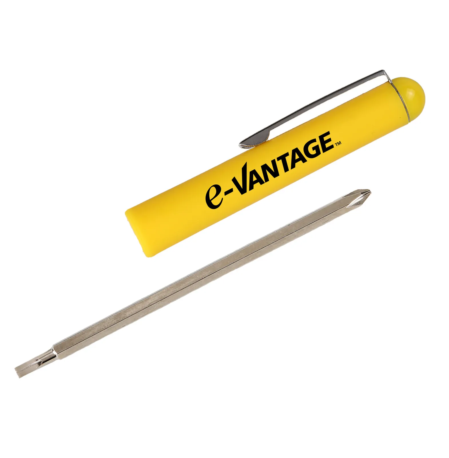 Screwdriver Dual Pocket Reversible Blade with Clip - 6 in - product view 6