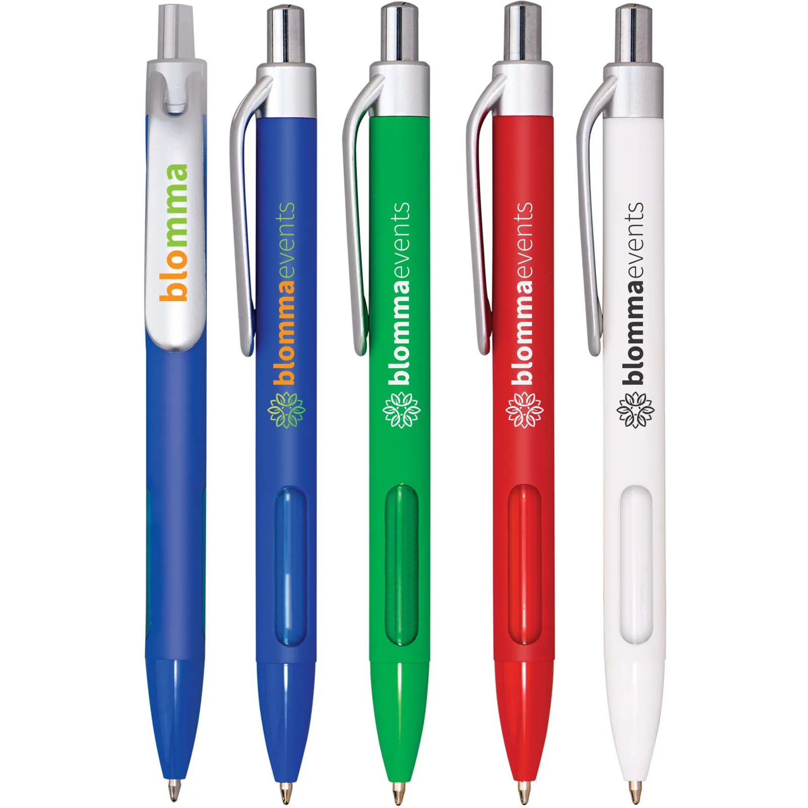 Pen Jumbo Soft-Touch Silver Clip Comfort - 5.5 in