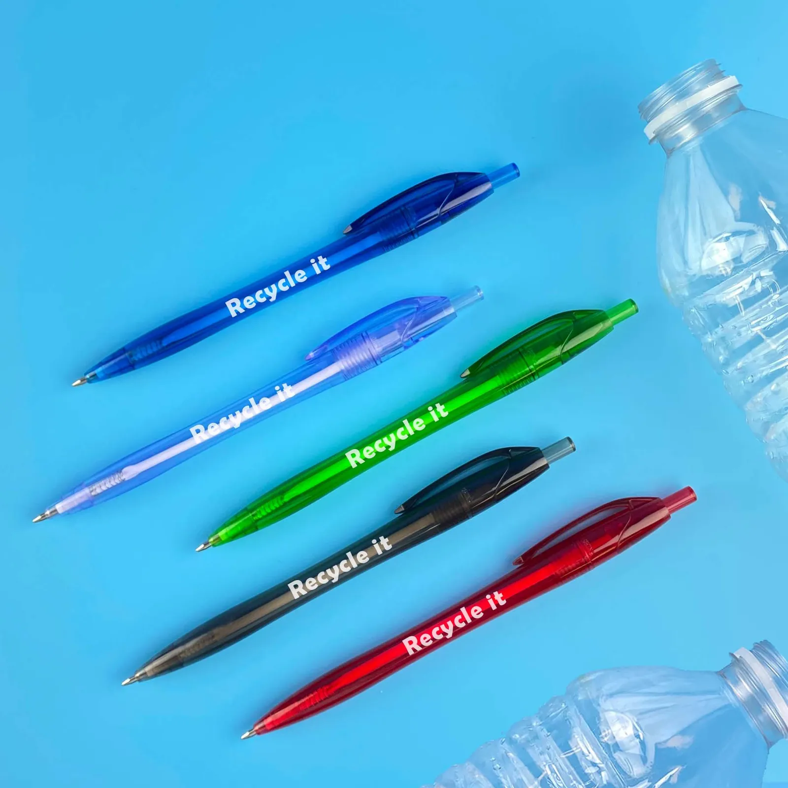 Pen Recycled PET Translucent Eco-Friendly - 5.7 in - product view 2