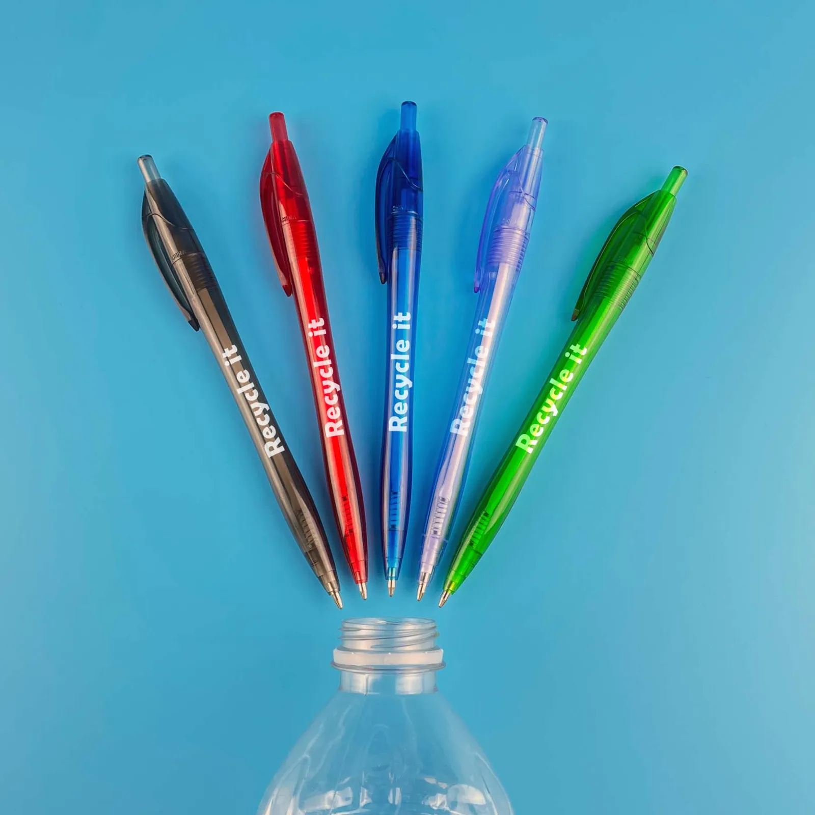Pen Recycled PET Translucent Eco-Friendly - 5.7 in - product view 3