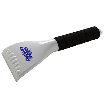 Ice Scraper with Rubber Grip Handle - 10.5 x 4 in