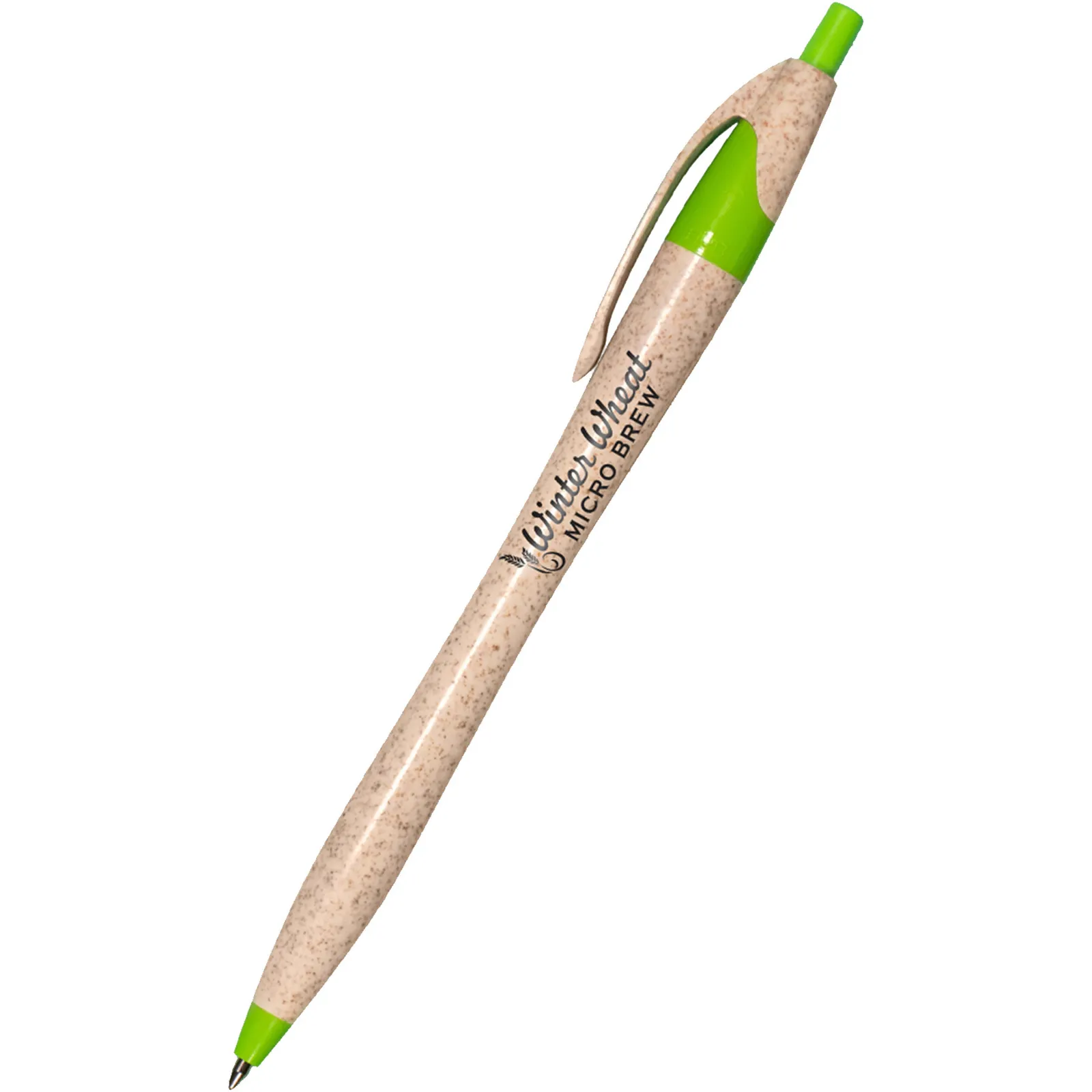 Eco Pen Made from Wheat Straw with Black Ink - product view 5