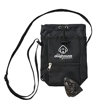 Pet Treat Carrier with Waste Bag Dispenser - 7 x 6.6 in