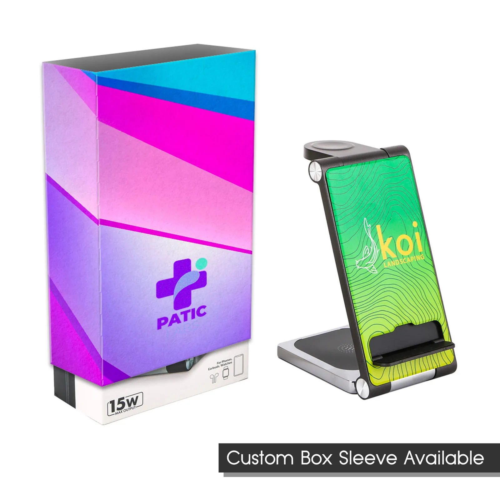 Wireless Charger 3-in-1 Foldable Stand - 5.75 in - product view 6