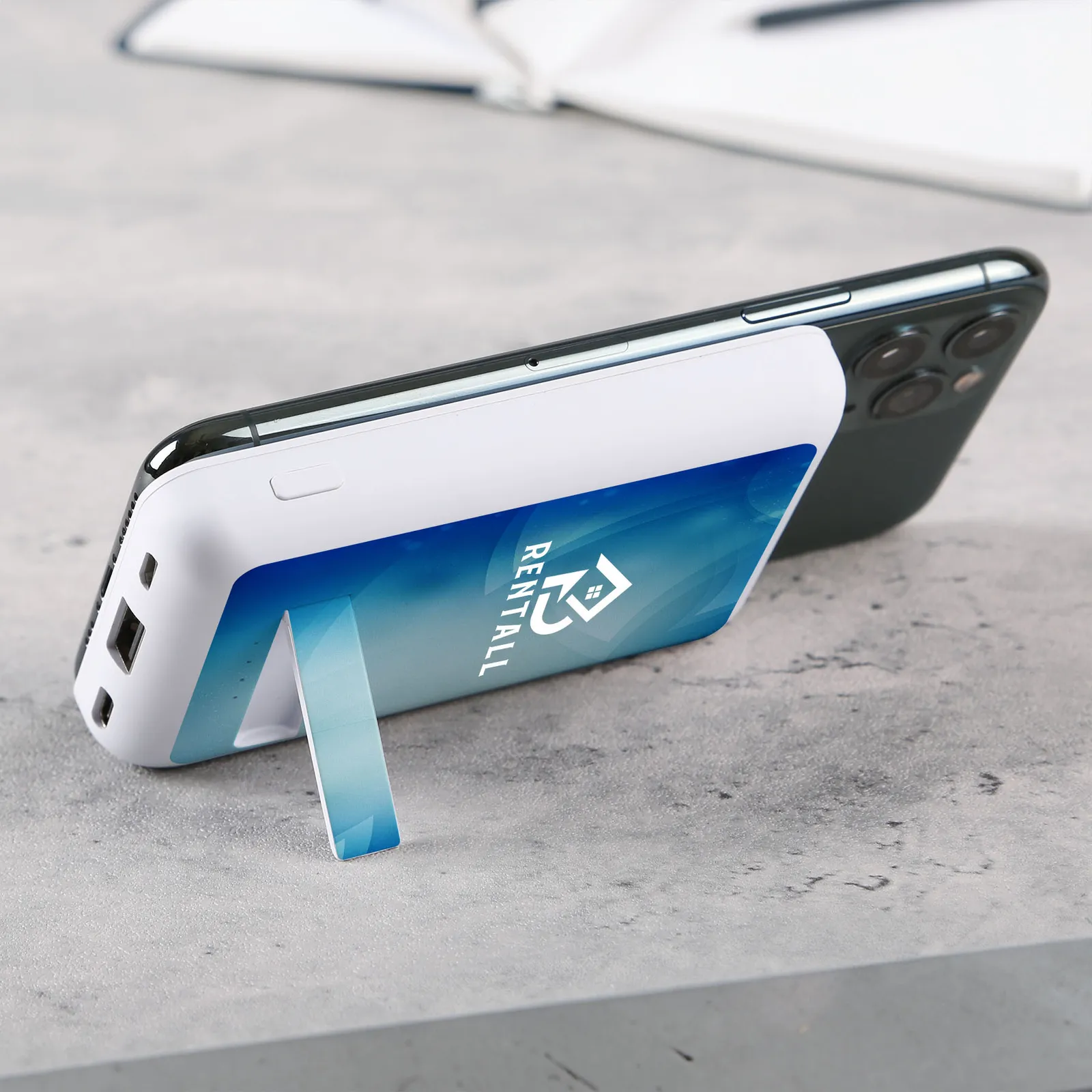 Power Bank Wireless Magnetic with Stand - 5000 mAh - product view 3