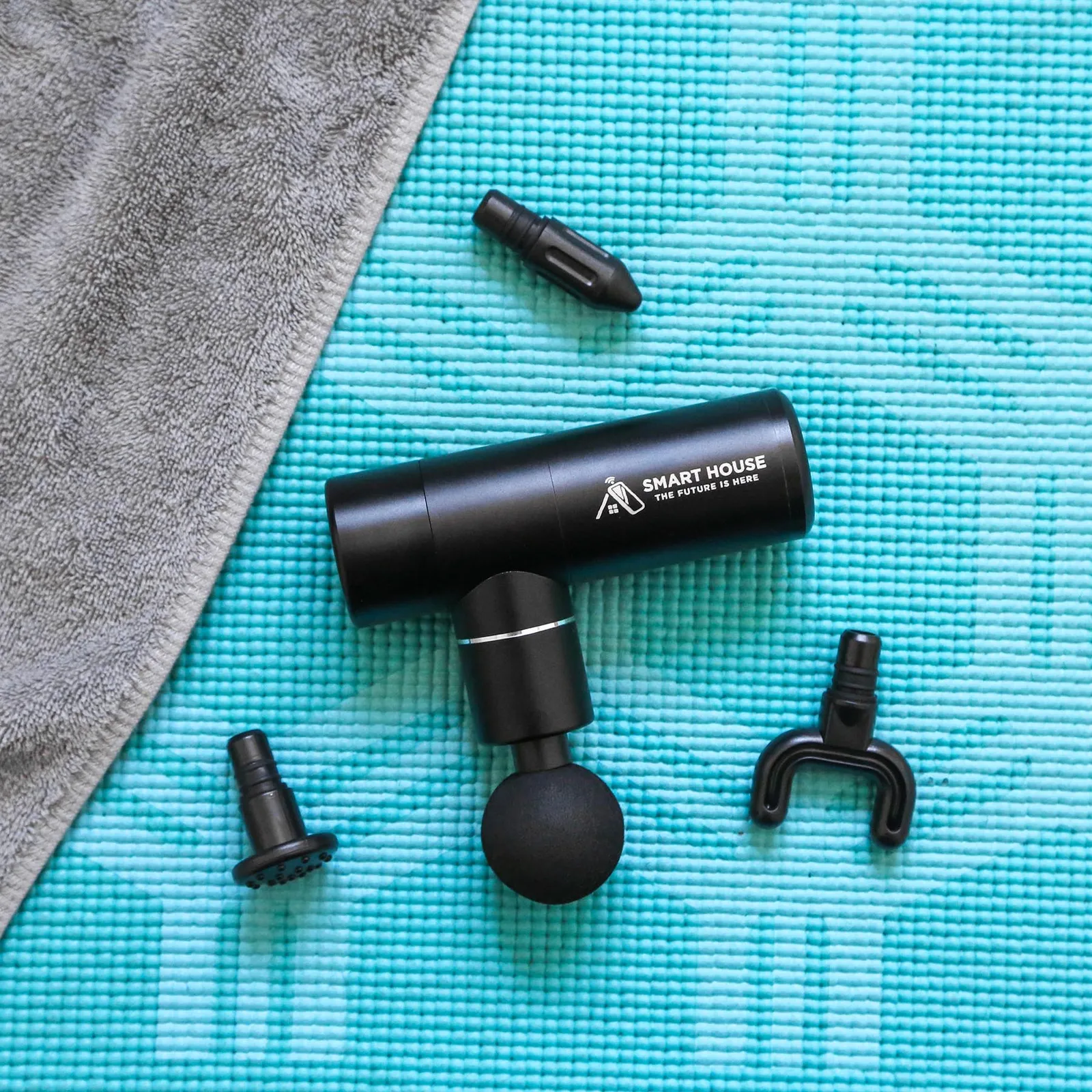 Massage Gun Handheld with Attachments - 5.5 in - product view 5