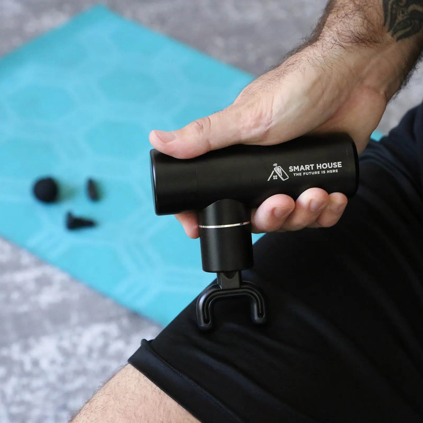 Massage Gun Handheld with Attachments - 5.5 in - product view 6