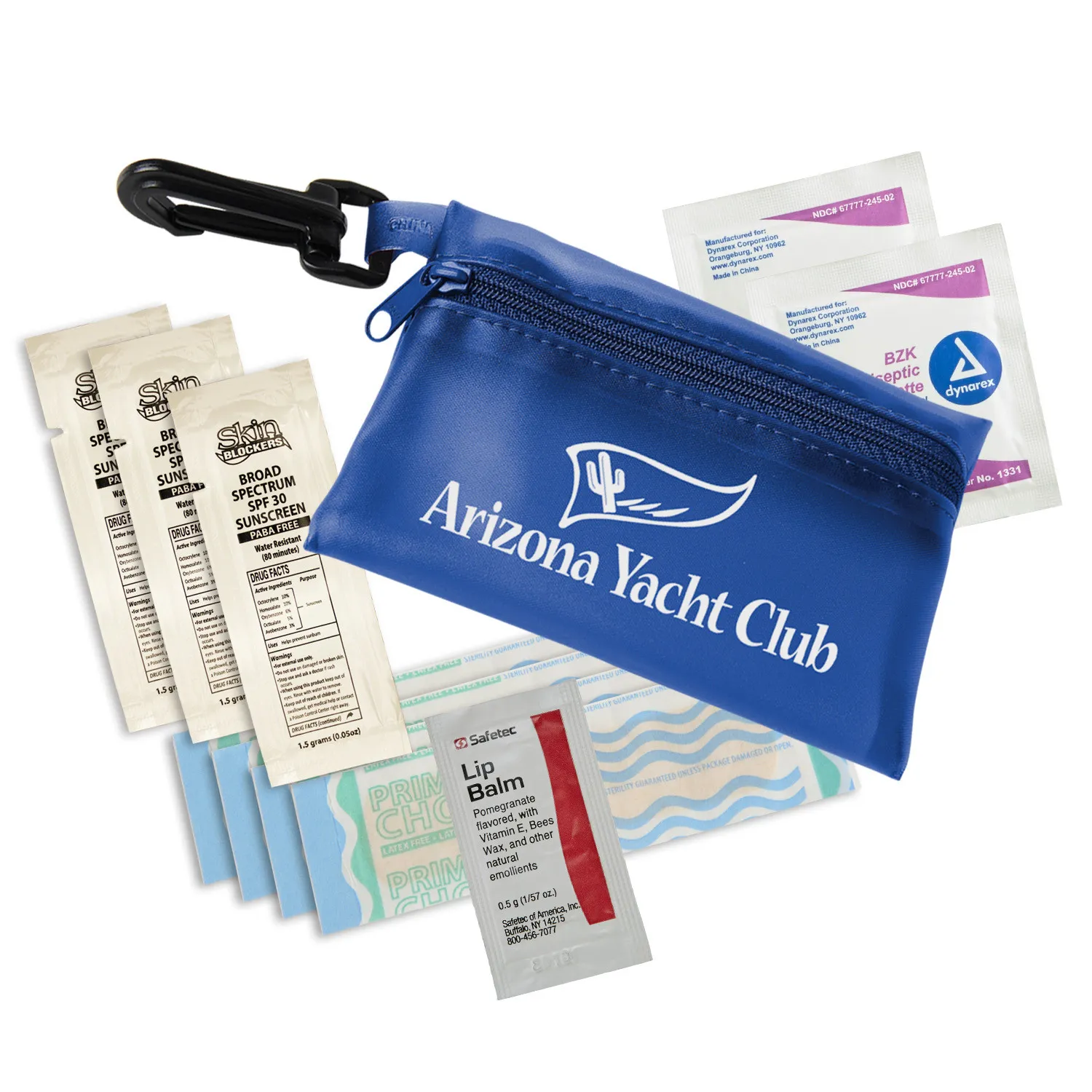 First Aid Kit Sun Care Translucent Vinyl Pouch - 4 3/4 x 3 3/8 in