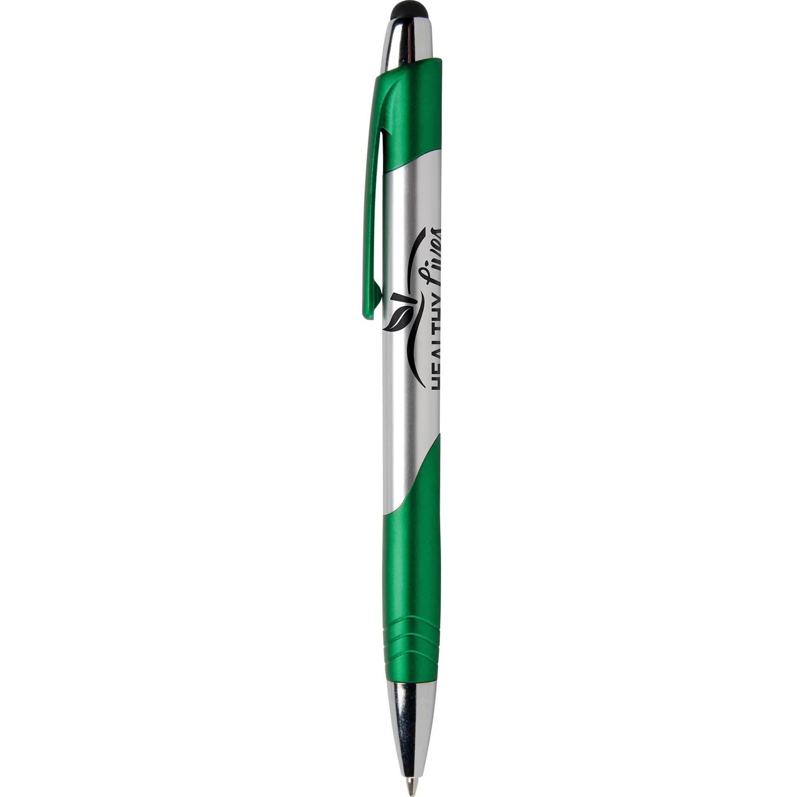 Stylus Pen Chrome with Brushed Silver Barrel - 5.6 in - product view 8