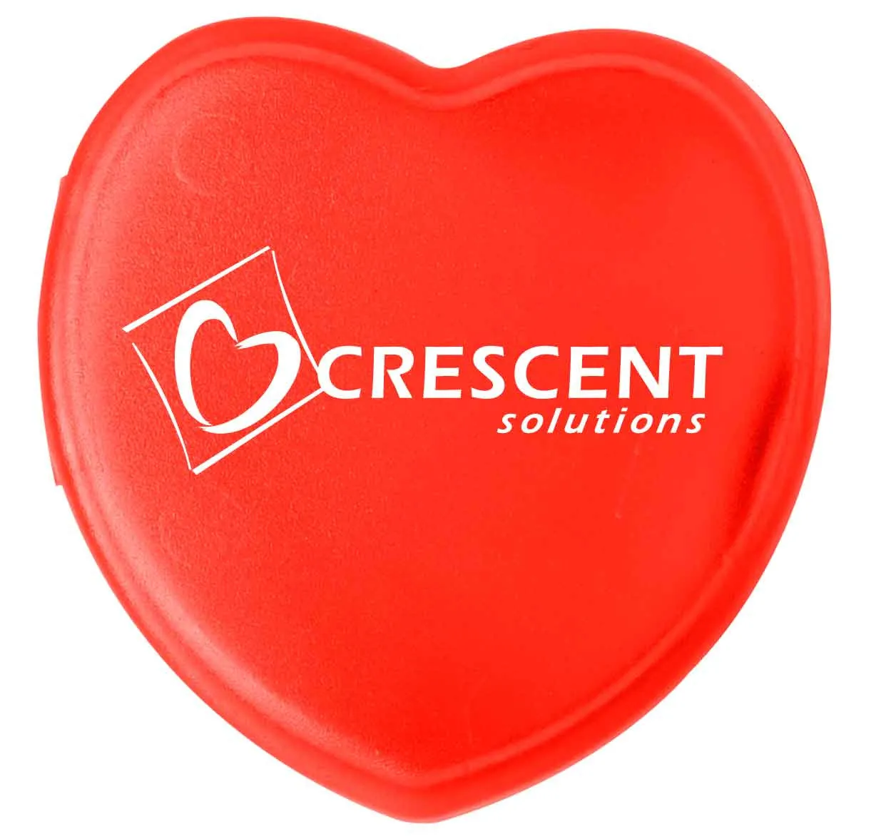 Pill Box Heart Shaped Compact Design - 1.75 x 1.9 in - product view 3