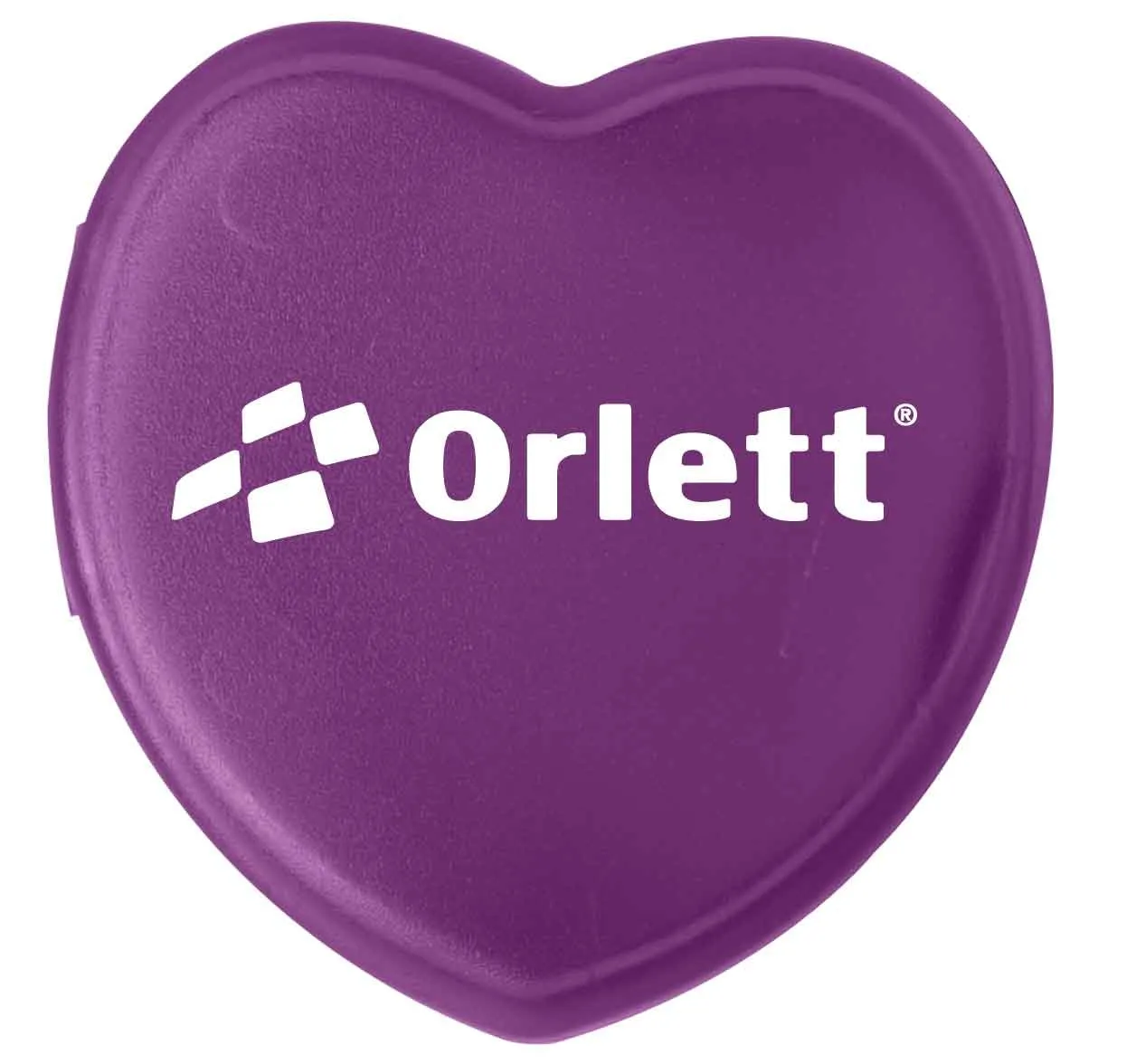 Pill Box Heart Shaped Compact Design - 1.75 x 1.9 in - product view 4